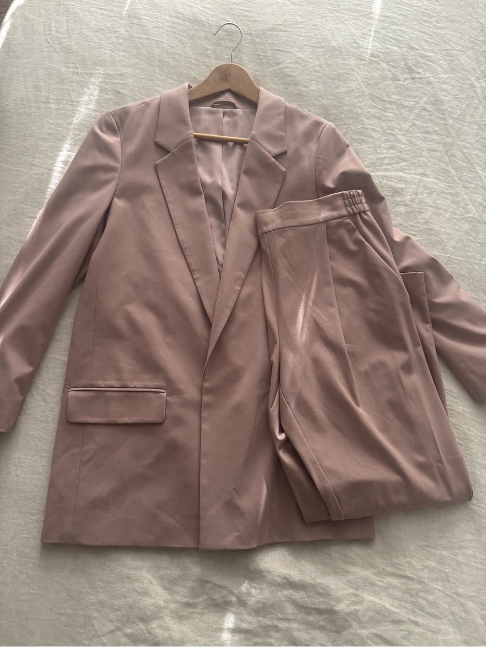 AllSaints Dusty Rose Blazer and Trousers